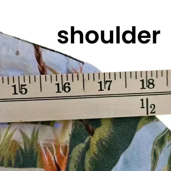 Vintage Hawaiian shirt OP Ocean Pacific Aloha Tropical Print 70s Tags Medium - Picture 9 of 12